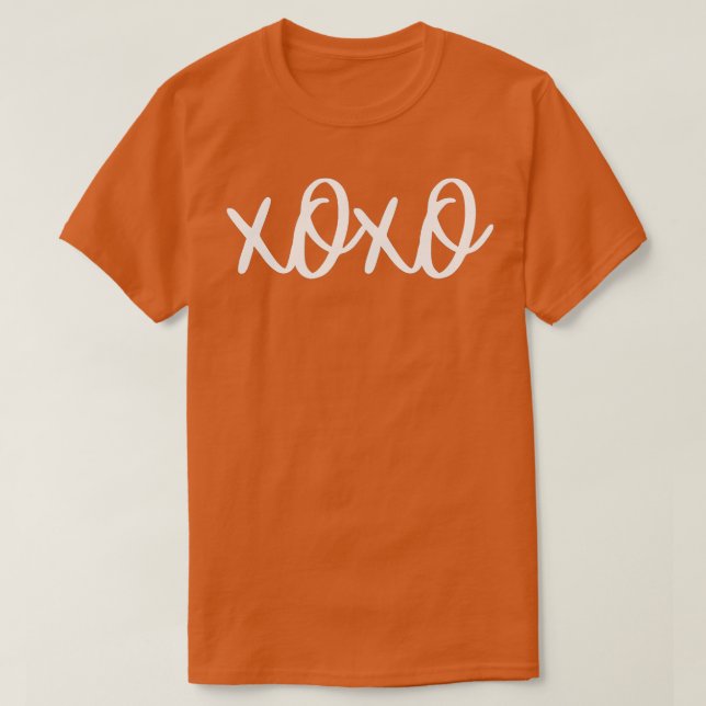 XOXO Valentines Day T Shirt (Design Front)