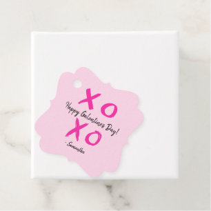 Xoxo valentine's Happy Galentine's Day Custom Favour Tags