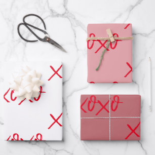 xoxo Wrapping Paper Sheets