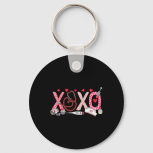 Xoxo Xo Xo Nurse Valentine Men Women Kids Key Ring
