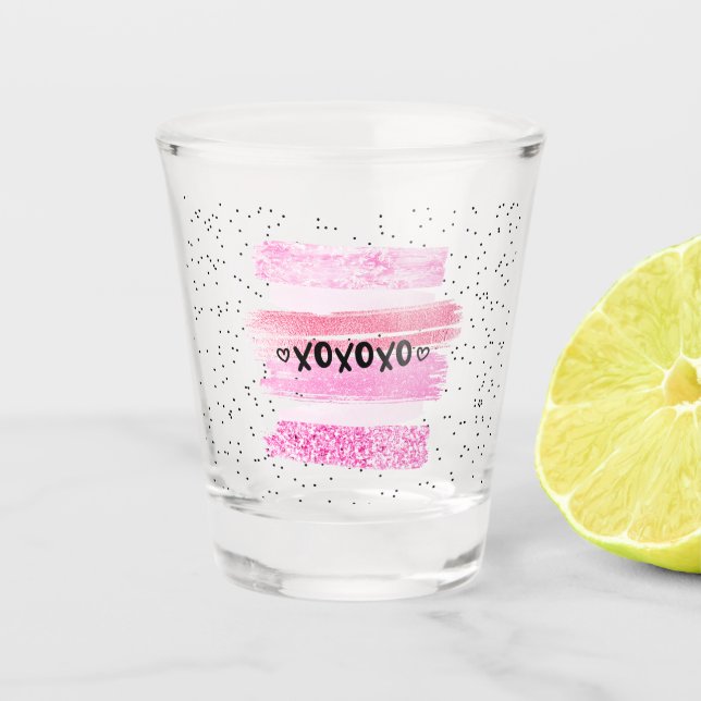 xoxoxo shot glass (Front)