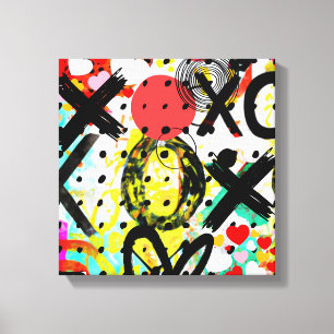 XOXOXOXOXO Collection Canvas Print