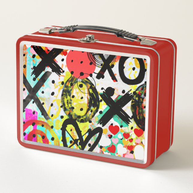 XOXOXOXOXO METAL LUNCH BOX (Front)