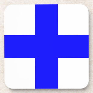 XRAY BLUE CROSS COASTER