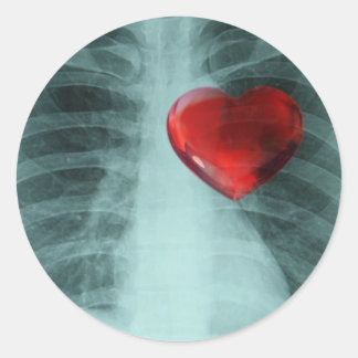 Xray Heart Case Sticker
