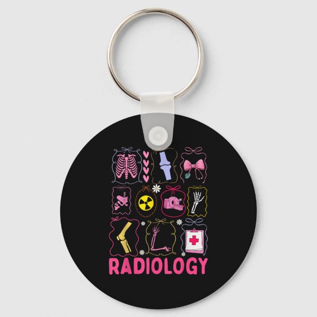 Xray Rad Tech Radiology Healthcare Appreciation Te Key Ring (Front)