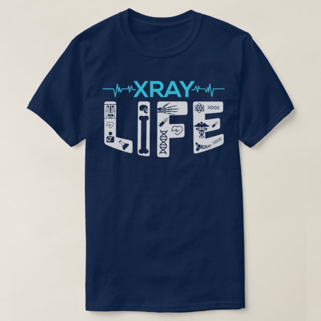 Xray Radiology Assistant Tech Gift T-Shirt (Design Front)