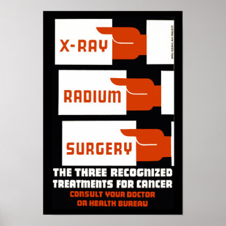 Xray Radium Surgery Poster