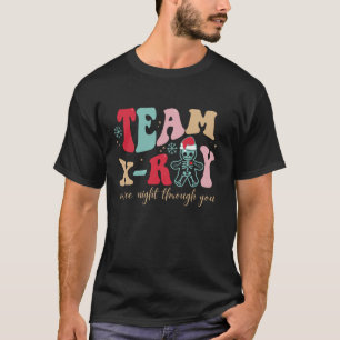 Xray Team Gingerbread Man Skeleton Funny Christmas T-Shirt