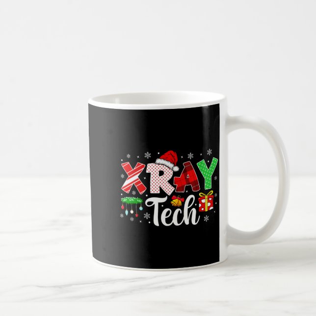 Xray Tech Christmas Bow Rad Tech Radiology Men Wom Coffee Mug (Right)