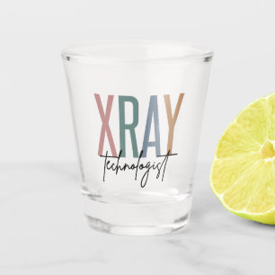 Xray Tech X-ray Technologist Multicolored gifts Shot Glass
