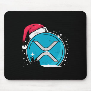 Xrp Christmas Hat Moonshot Ripple Crypto Merch To Mouse Pad