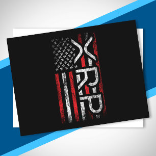 XRP Crypto Cryptocurrency American Flag Meme Postcard