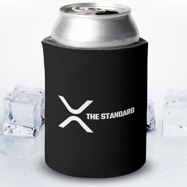 XRP Crypto Meme Cryptocurrency The Standard Quote Can Cooler (Creator Uploaded)