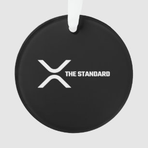 XRP Crypto Meme Cryptocurrency The Standard Quote Ornament