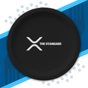 XRP Crypto Meme Cryptocurrency The Standard Quote Paper Plate