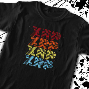 XRP Crypto Retro Vintage Cryptocurrency Meme T-Shirt