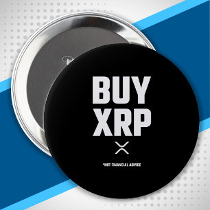 XRP Crypto - XRP Cryptocurrency - Buy XRP - XRP 10 Cm Round Badge