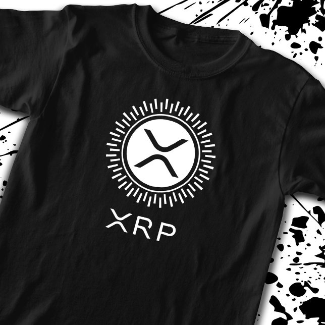 XRP Cryptocurrency Crypto Decorative Circle Logo T-Shirt (Creator Uploaded)