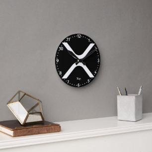 XRP cryptocurrency  Round Clock