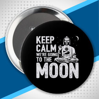 XRP Cryptocurrency To The Moon Keep Calm Crypto 10 Cm Round Badge