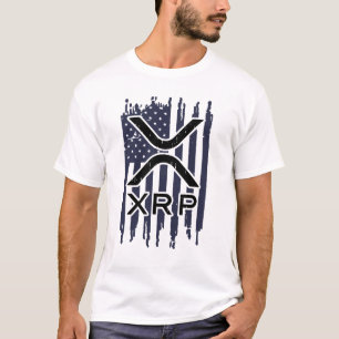 XRP Cryptocurrency USA American T-Shirt