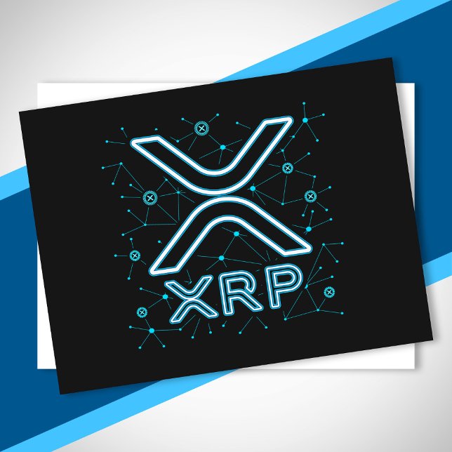 XRP Cryptocurrency XRPL Blockchain Crypto Stars Postcard (Creator Uploaded)