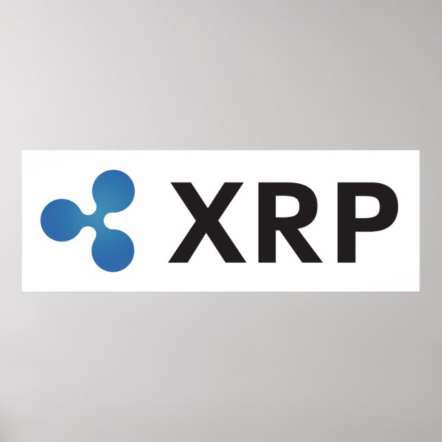XRP RIPPLE CRYPTOCURRENCY POSTER (Front)