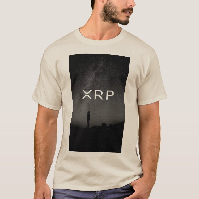 xrp, ripple, sand sky logo tshirt (Front)