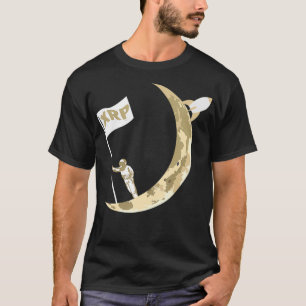 XRP To The Moon Ripple XRP Astronaut Crypto  T-Shirt