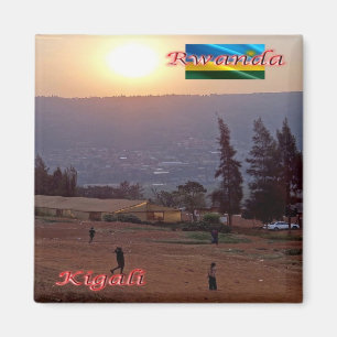 xRW006 KIGALI, Ruanda by Night, Africa Magnet