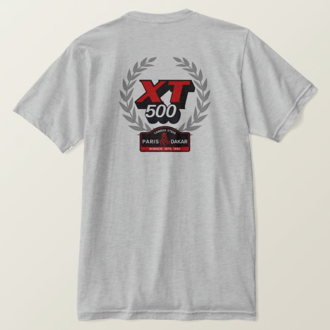 XT500 Mens T shirt (Design Back)