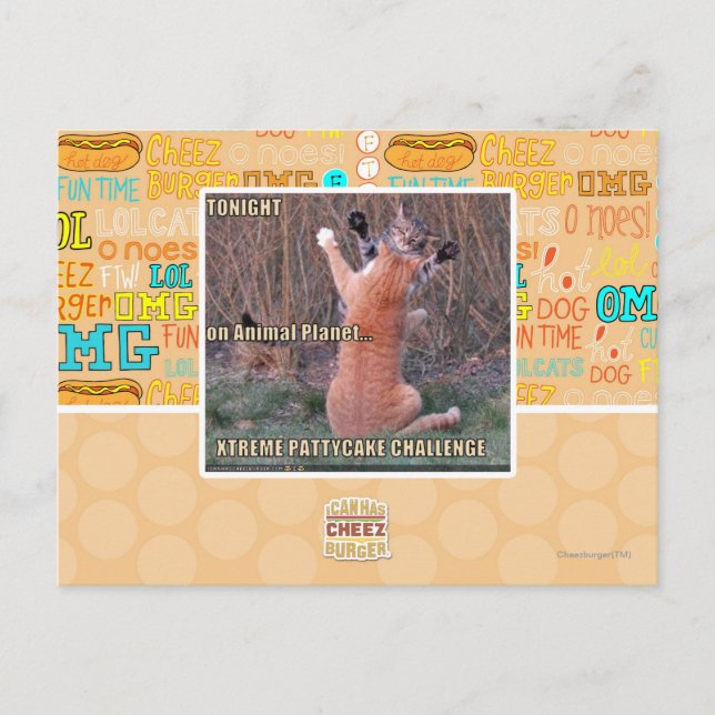 Xtreme PattyCake Challenge Postcard (Front)