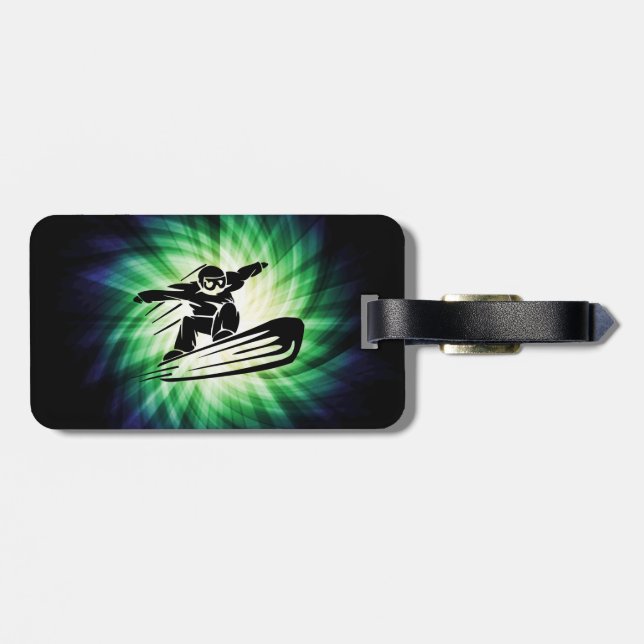 Xtreme Snowboarding Luggage Tag (Back Horizontal)
