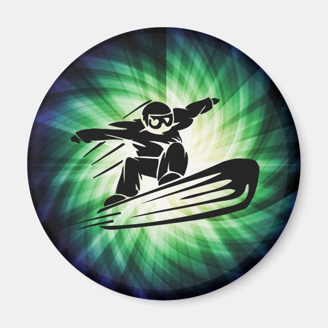 Xtreme Snowboarding Magnet (Front)