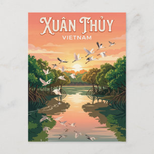 Xuân Thủy National Park Vietnam Postcard