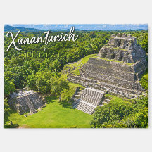 Xunantunich Belise Mayan archaeological sight