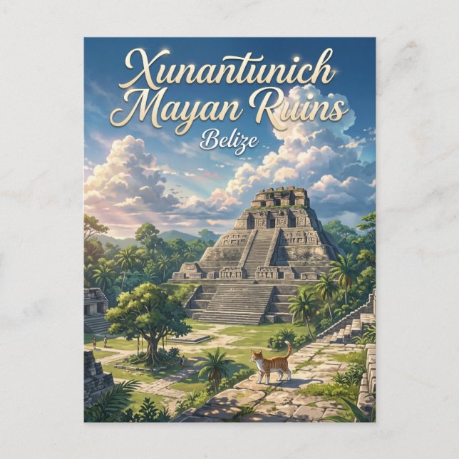Xunantunich Belise Postcard (Front)