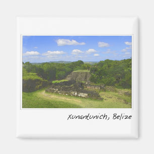 Xunantunich Mayan Ruin in Belise Magnet