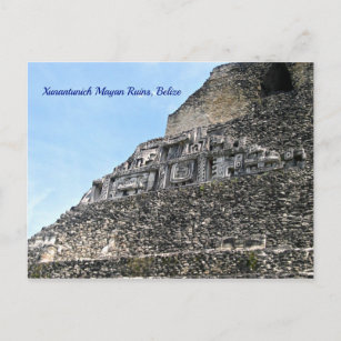 Xunantunich Mayan Ruins, Belise Postcard