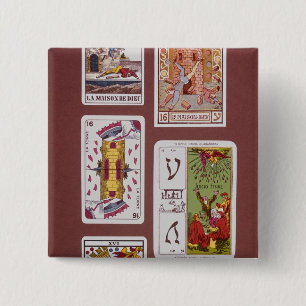 XVI The Tower of Destruction 15 Cm Square Badge