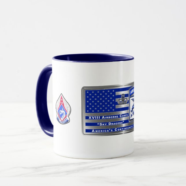 XVIII Airborne Corps America’s Contingency Corps Mug (Front Left)