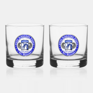 XVIII AIRBORNE CORPS WHISKEY GLASS