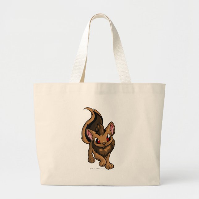 Xweetok Brown Large Tote Bag (Front)