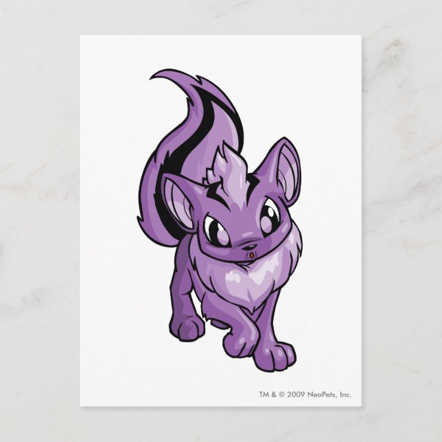 Xweetok Purple Postcard (Front)