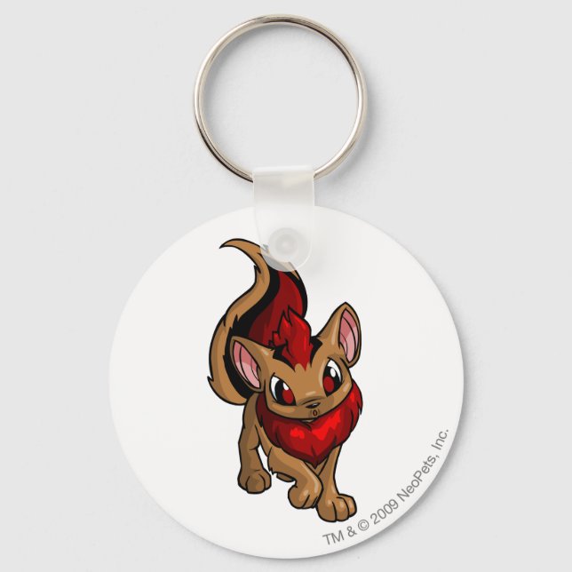 Xweetok Red Key Ring (Front)