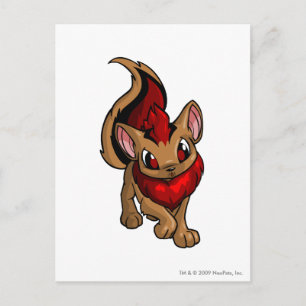 Xweetok Red Postcard
