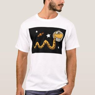 XX- Astronaut Snake Cartoon T-Shirt