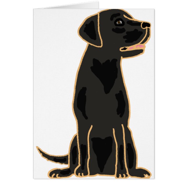 XX- Awesome Black Labrador Retriever Design (Front)