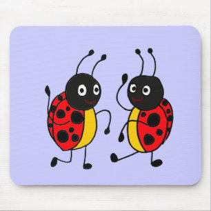 XX- Dancing Ladybugs Mouse Pad